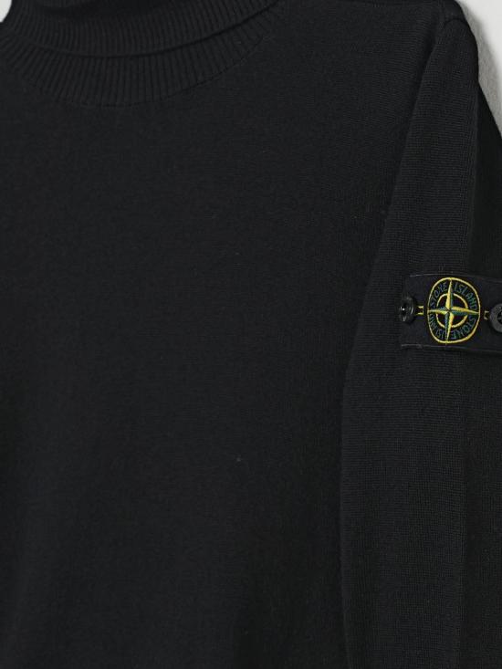 25FW [키즈] 스톤 아일랜드 풀오버 5100017S0C04 V0029 Black - STONE ISLAND