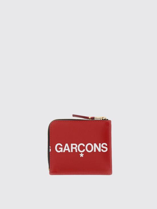 25FW 꼼데가르송 휴즈 로고 하프지퍼 SA3100HL Red - COMME DES GARCONS