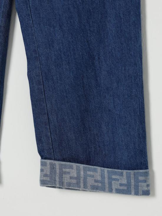 25FW [키즈] 펜디 진 JMF551ATRF F0QG0 Blue - FENDI