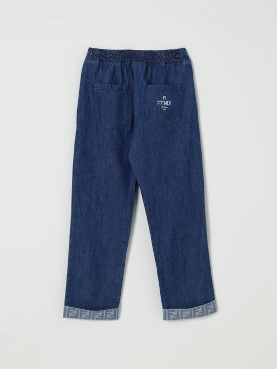 25FW [키즈] 펜디 진 JMF551ATRF F0QG0 Blue - FENDI