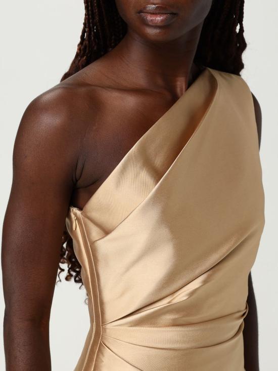 25FW 솔러스런던 롱 원피스 OS37025 CARAMEL Champagne - SOLACE LONDON