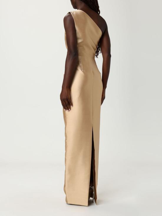 25FW 솔러스런던 롱 원피스 OS37025 CARAMEL Champagne - SOLACE LONDON