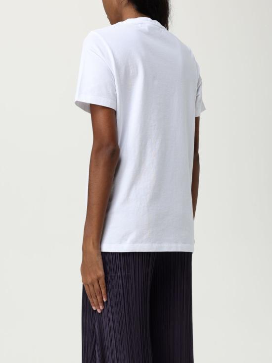 25FW 메종키츠네 레이디 폭스 레귤러 티셔츠 PW00122KJ7026 P100 White - MAISON KITSUNE