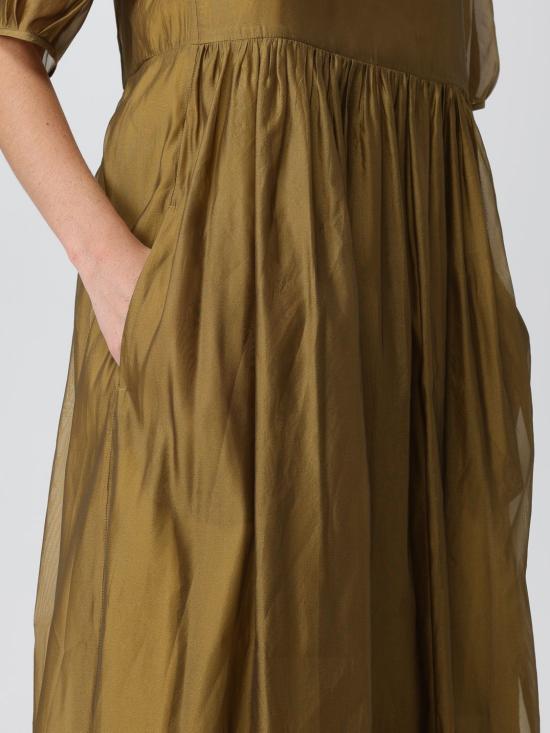 25FW 막스마라 롱 원피스 2529226042600 006 Yellow - MAX MARA