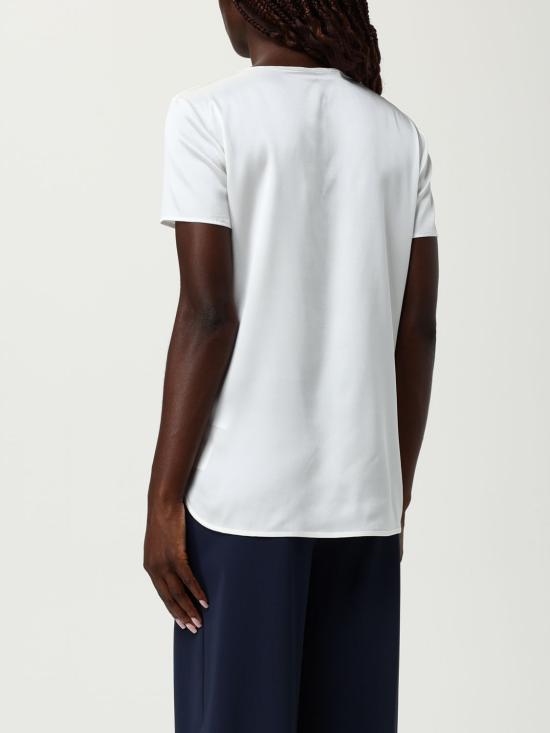 25FW 막스마라 반팔 티셔츠 2526116017600 005 White - MAX MARA