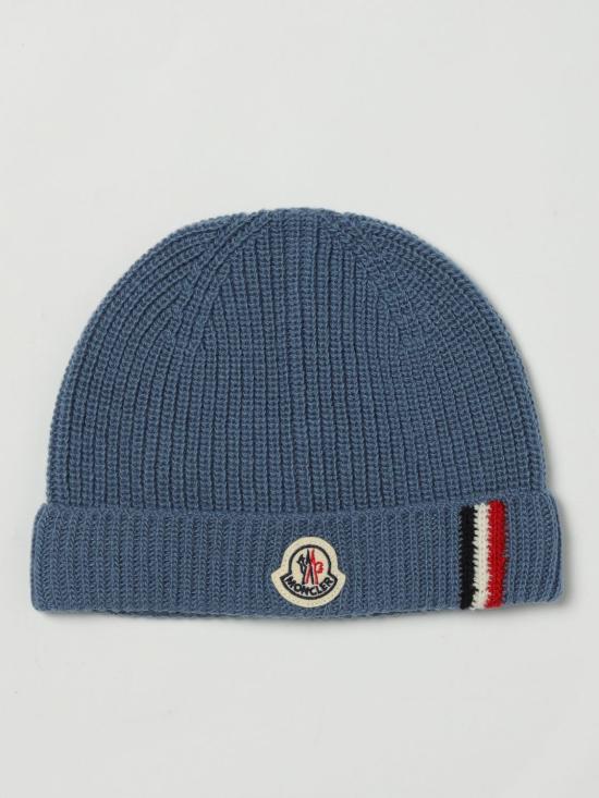 25FW [키즈] 몽클레어 모자 3B00013M1241 71G Gnawed Blue