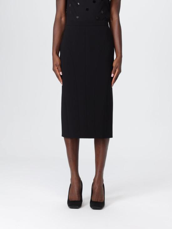 25FW 막스마라 스튜디오 미디 스커트 2526106051600 001 Black