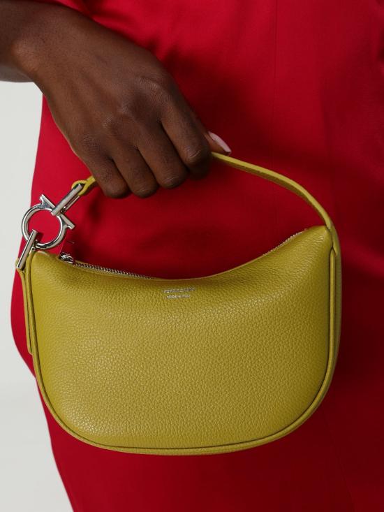 25FW 살바토레 페라가모 미니 호보백 220965 785987 005 Lime - SALVATORE FERRAGAMO