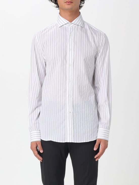 25FW 브루넬로 쿠치넬리 긴팔 셔츠 MM6360627 C016 White