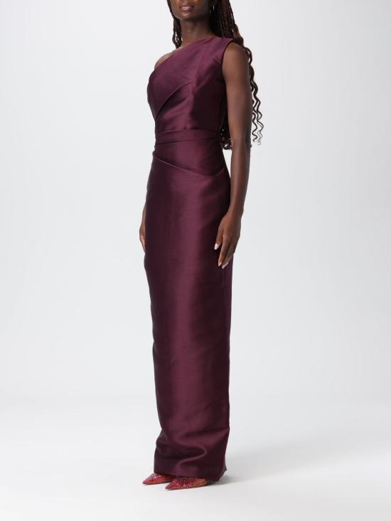 25FW 솔러스런던 롱 원피스 OS37025 RAISIN Burgundy - SOLACE LONDON