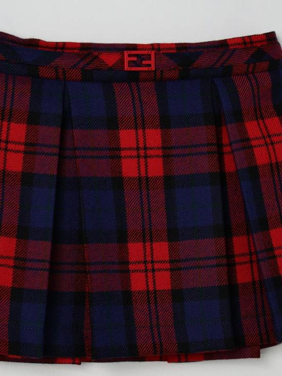 25FW [키즈] 펜디 스커트 BFE050AUKJ F1SAX Multicolor - FENDI