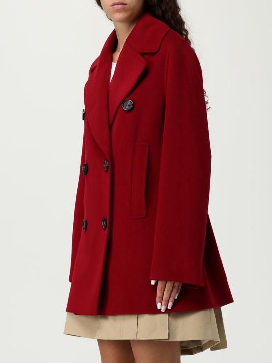 25FW 에스막스마라 코트 2529086011600 054 Red - 'S MAX MARA