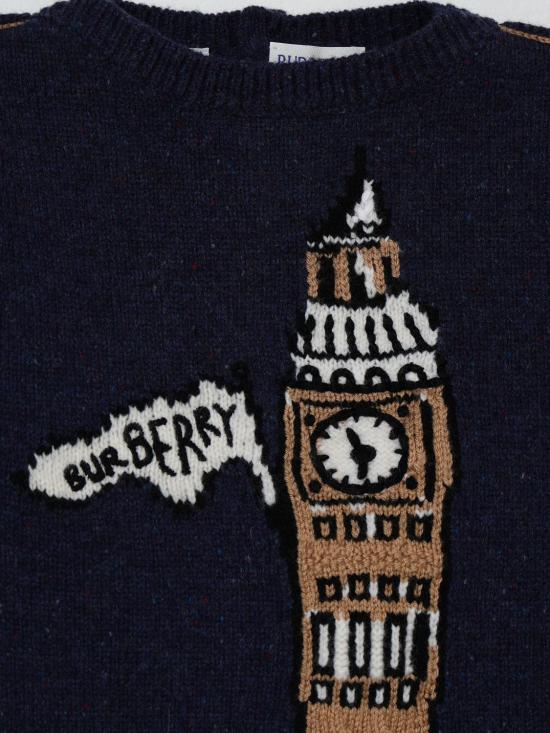 25FW [키즈] 버버리 풀오버 8112586 Beige - BURBERRY