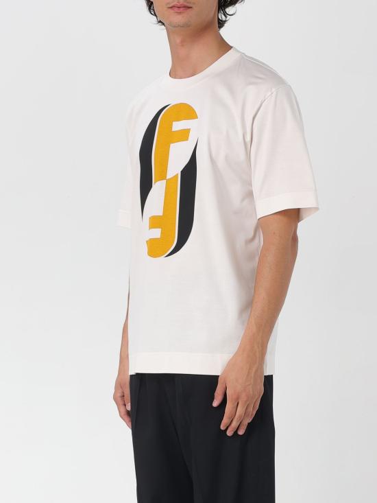25FW 펜디 반팔 티셔츠 FY0936AOZ4 F1J7C White - FENDI