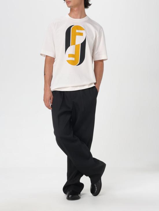 25FW 펜디 반팔 티셔츠 FY0936AOZ4 F1J7C White - FENDI