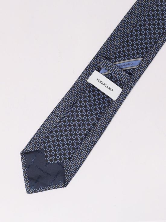 25FW 살바토레 페라가모 넥타이 351259 784220 001 Navy - SALVATORE FERRAGAMO