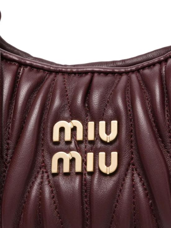25FW 미우미우 토트백 5BP078VOOOAN88 F0007 BORDEAUX - MIU MIU