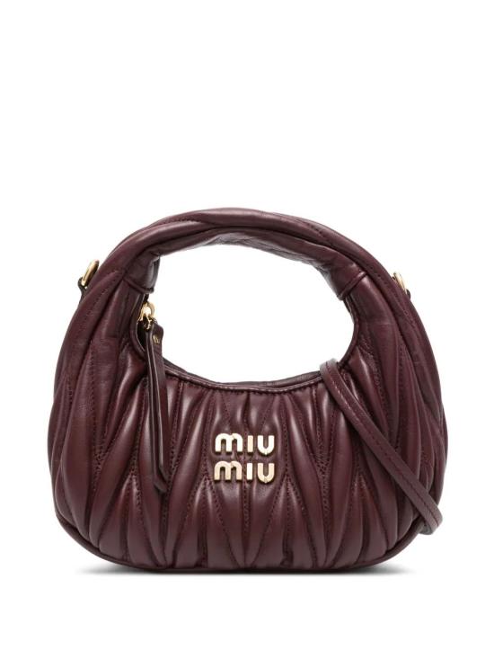 25FW 미우미우 토트백 5BP078VOOOAN88 F0007 BORDEAUX - MIU MIU