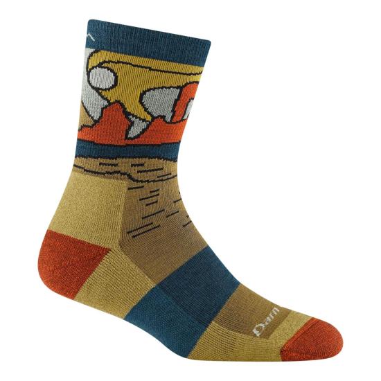  단 터프 양말 Darn Tough Celeste 마이크로 크루 미드웨이트