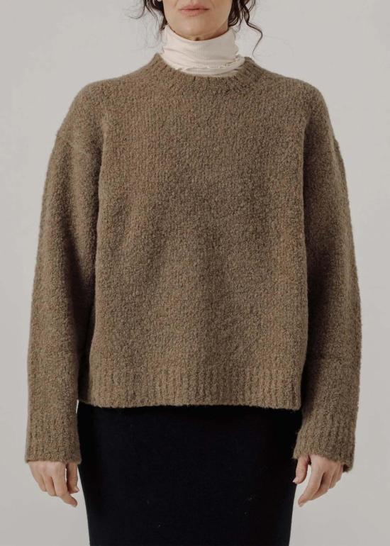  베어 니트웨어 스웨터 콜레트 크루넥 - BARE KNITWEAR
