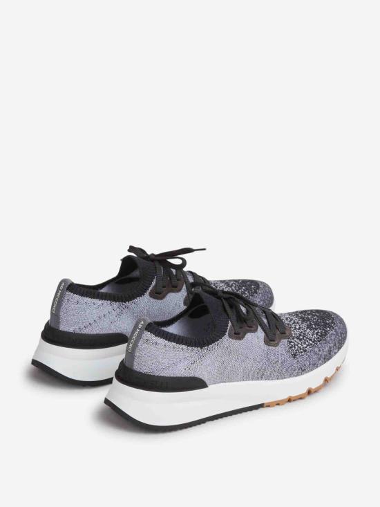 25FW 브루넬로 쿠치넬리 스니커즈 MZUKISO250 CMZ52BIANCO AMBRA ANTRACITE GREY - BRUNELLO CUCINELLI