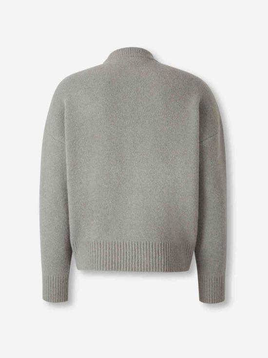 25FW 아미 ADC 크루넥 스웨터 UKS836 KN0135 058GREY OFF WHITE - AMI