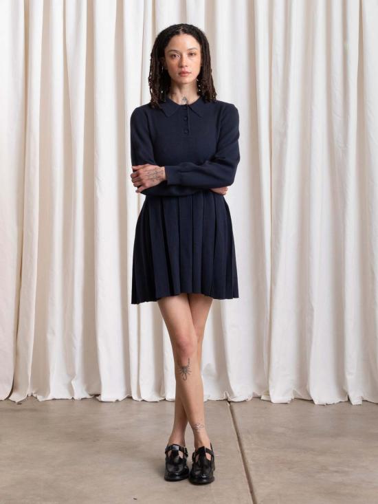  알리 골든 숏 원피스 폴로 드레스 - ALI GOLDEN