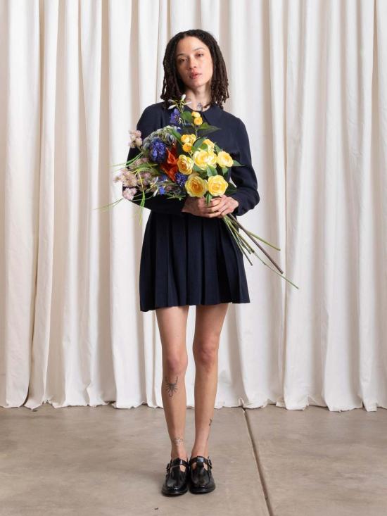  알리 골든 숏 원피스 폴로 드레스 - ALI GOLDEN