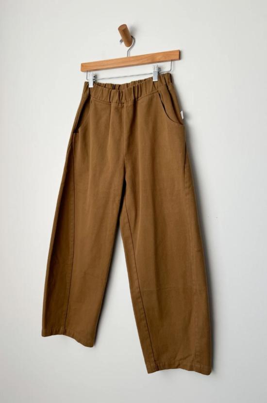  르 본 숍 크롭 팬츠 르봉샵 아크팬츠 토바코 - Le Bon Shoppe