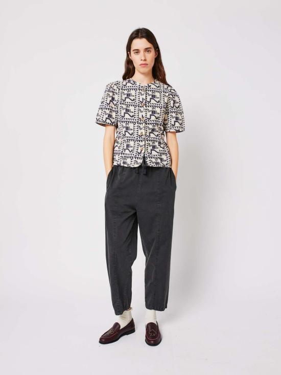  보보쇼즈 크롭 팬츠 보보, 다크 그레이 코쿤 팬츠 선택 - BOBO CHOSES