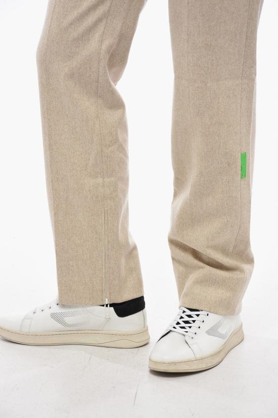 오프화이트 스트레이트 팬츠 OMCA248F22FAB0016100 Beige - OFF WHITE