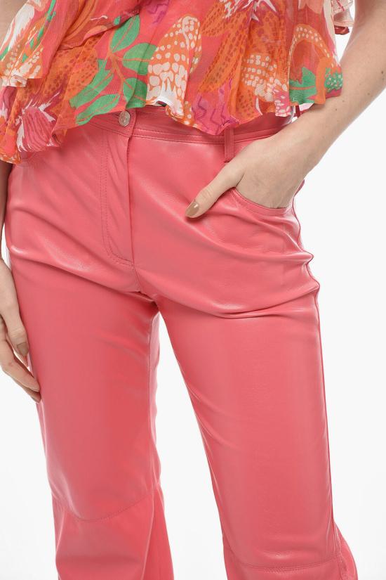  엠에스지엠 가죽 팬츠 3441MDP20237110 13 Pink - MSGM