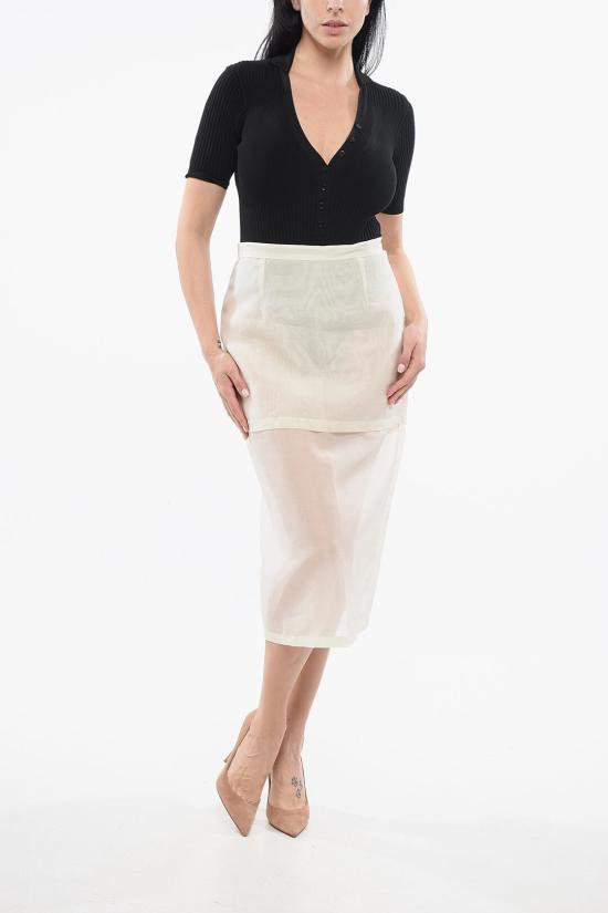  슈퍼 블론드 롱 스커트 SKIRTTTEX18 White - SUPER BLOND