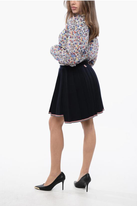  톰브라운 숏 스커트 FKK116A Y1002 415 Blue - THOM BROWNE