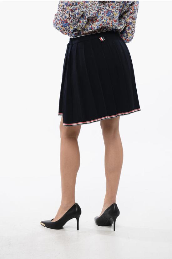  톰브라운 숏 스커트 FKK116A Y1002 415 Blue - THOM BROWNE