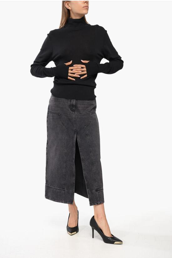  르메르 터틀넥 TO1280 LK1032 MU163 Black - LEMAIRE