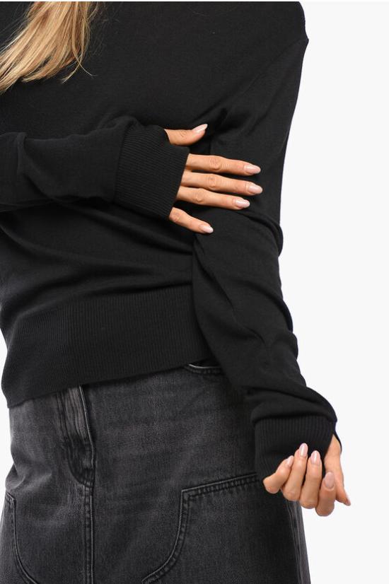  르메르 터틀넥 TO1280 LK1032 MU163 Black - LEMAIRE