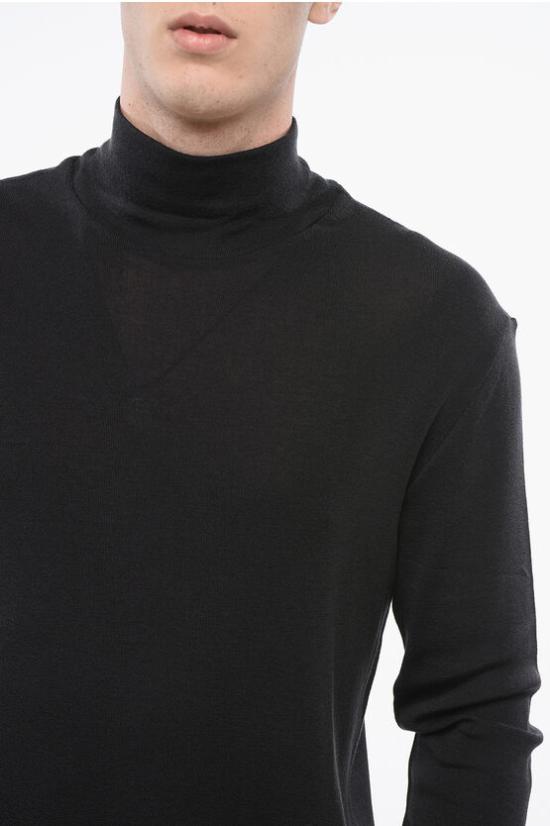  르메르 터틀넥 TO1280 LK1032 MU163 Black - LEMAIRE