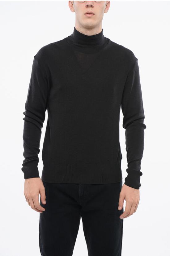  르메르 터틀넥 TO1280 LK1032 MU163 Black - LEMAIRE