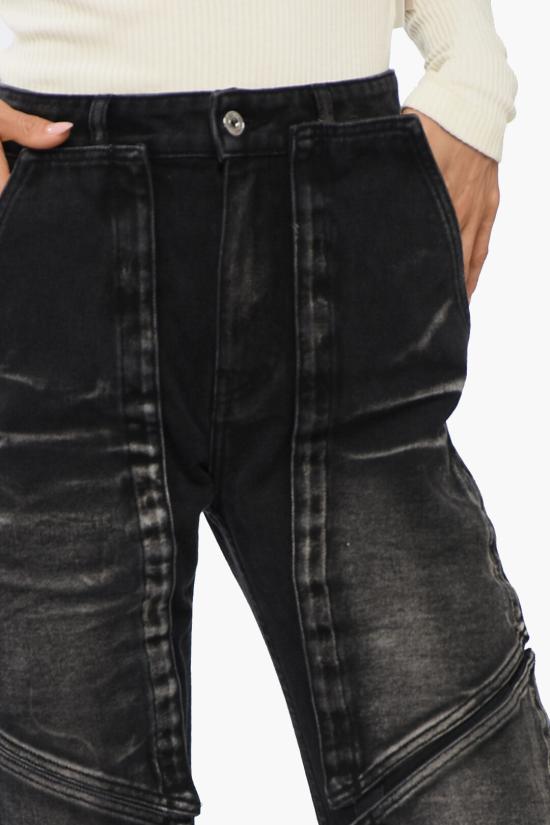  와이프로젝트 데님 팬츠 207PA020 D15 FDBLK Black - Y PROJECT