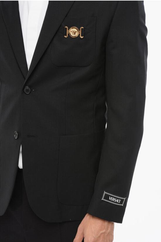  베르사체 수트 자켓 10106021A074541B000 Black - VERSACE