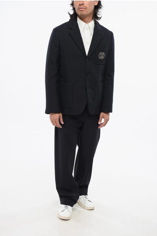  구찌 수트 자켓 762029ZAMII4590 Blue - GUCCI