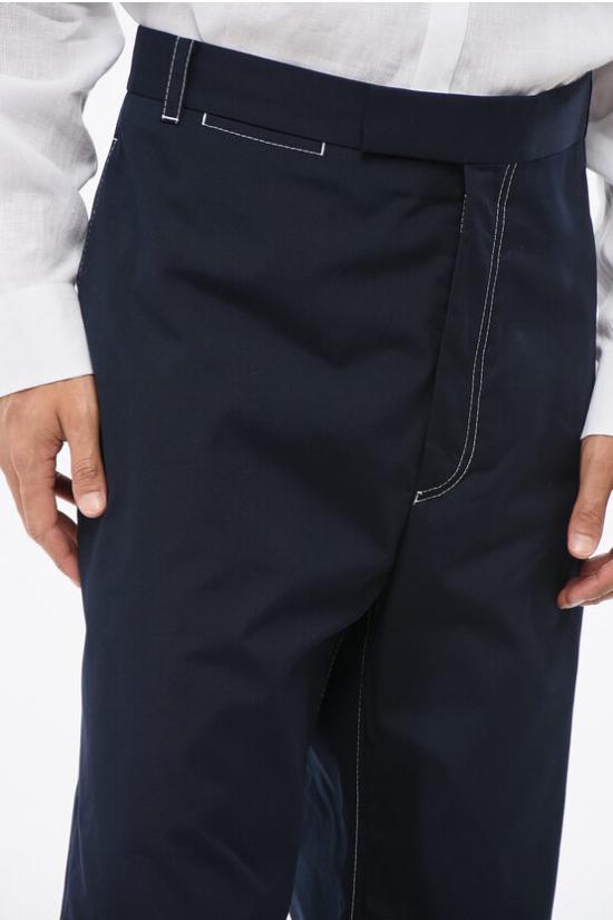  톰브라운 스트레이트 팬츠 MTU320U04502 415 Blue - THOM BROWNE