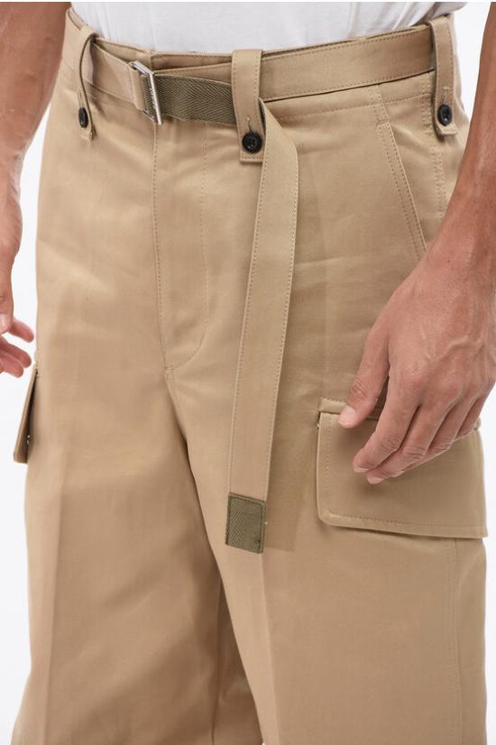  사카이 카고 팬츠 24 03429M 651B Beige - SACAI