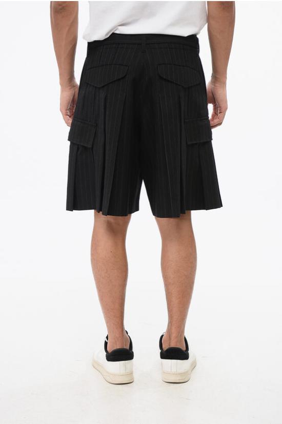  사카이 숏팬츠 24 03481M 001 Black - SACAI