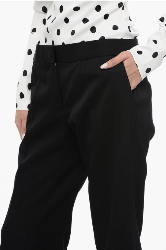  질샌더 스트레이트 팬츠 J02KA0142 J40021 001 Black - JIL SANDER