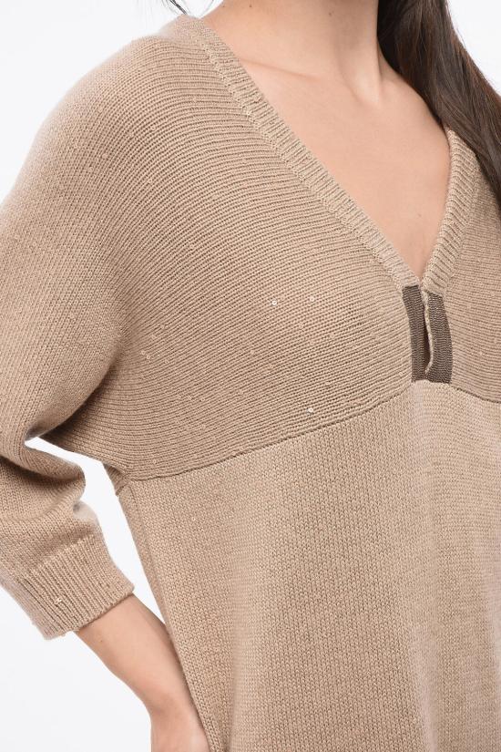  브루넬로 쿠치넬리 숏 원피스 M73560A92 C8642 Beige - BRUNELLO CUCINELLI