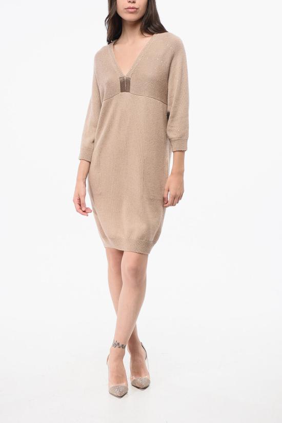  브루넬로 쿠치넬리 숏 원피스 M73560A92 C8642 Beige