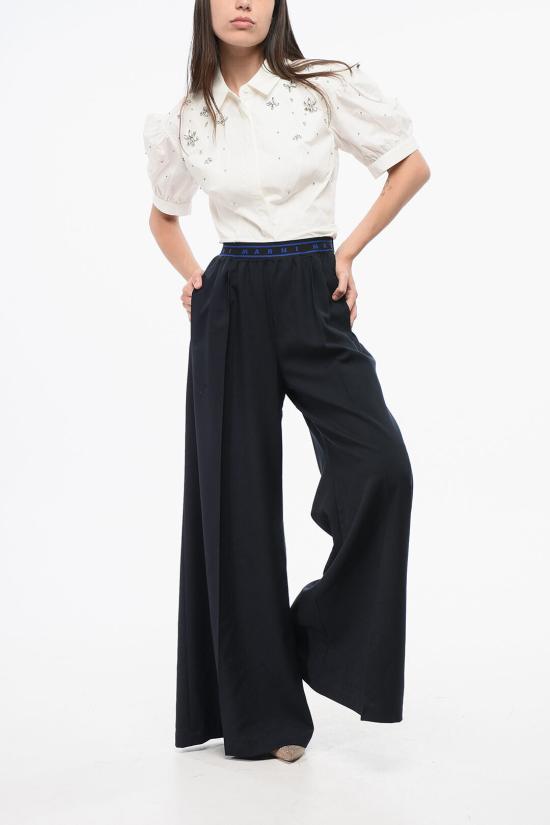  마르니 스트레이트 팬츠 PAMA0428U2TW839 00B99 Blue - MARNI