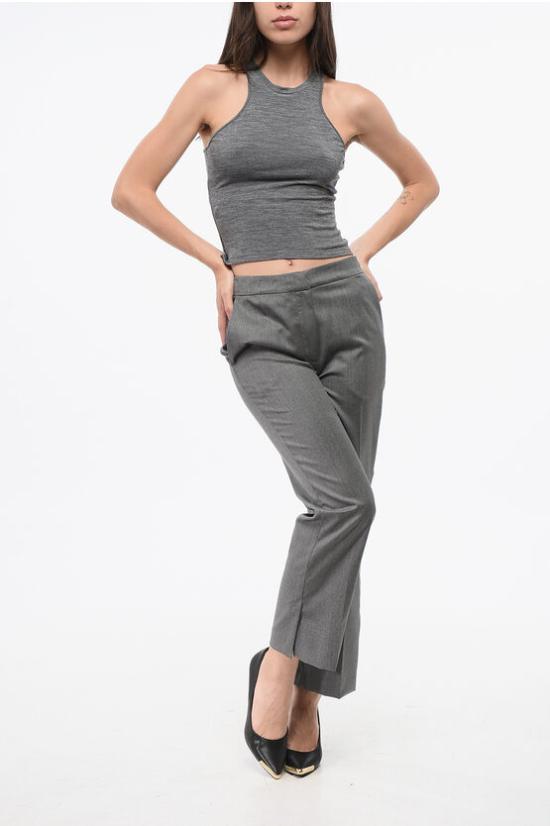  루루 스튜디오 스트레이트 팬츠 DORKAS GREY Gray - LOULOU STUDIO